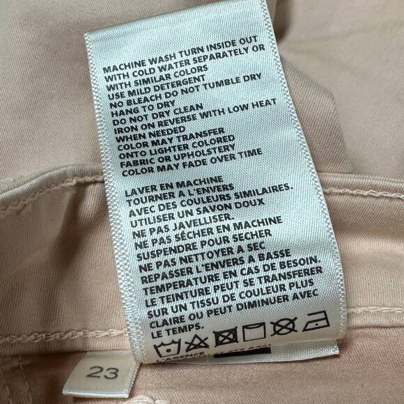 L’AGENCE NWT Margot High Rise Skinny Petal Jeans Size 23 Ankle Crop Stretch - Picture 7 of 10